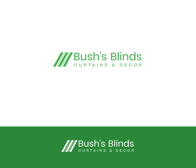 Logo Design by instudio for Bush's Blinds | Design #18783914