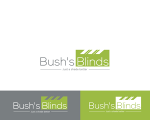 Diseño de Logo por Atec para Bush's Blinds | Diseño: #18743478