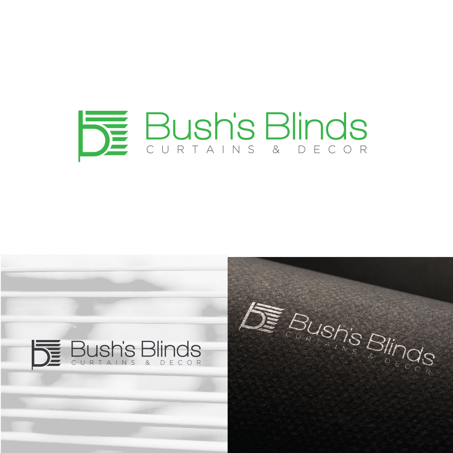 Logo Design by concepts for Bush's Blinds | Design #18752068