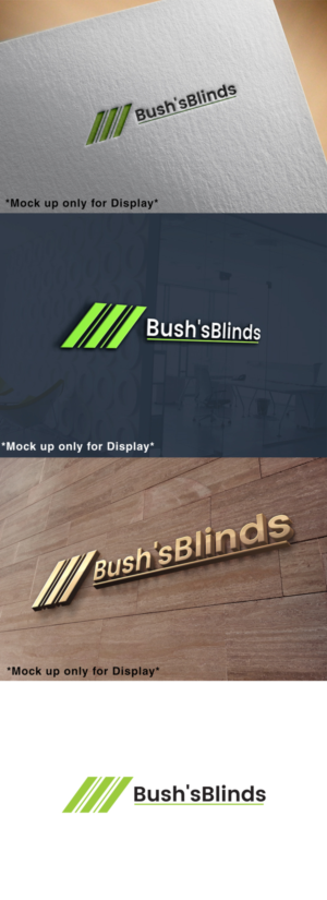 Diseño de Logo por designmind78 para Bush's Blinds | Diseño: #18731833