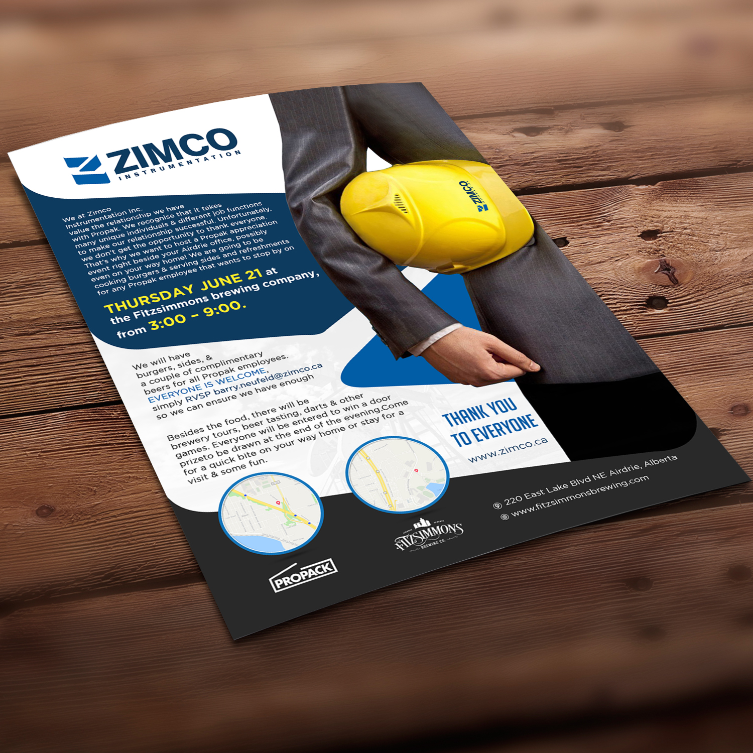 Design de Flyer par creative.bugs pour Zimco Instrumentation Inc. | Design #18731912