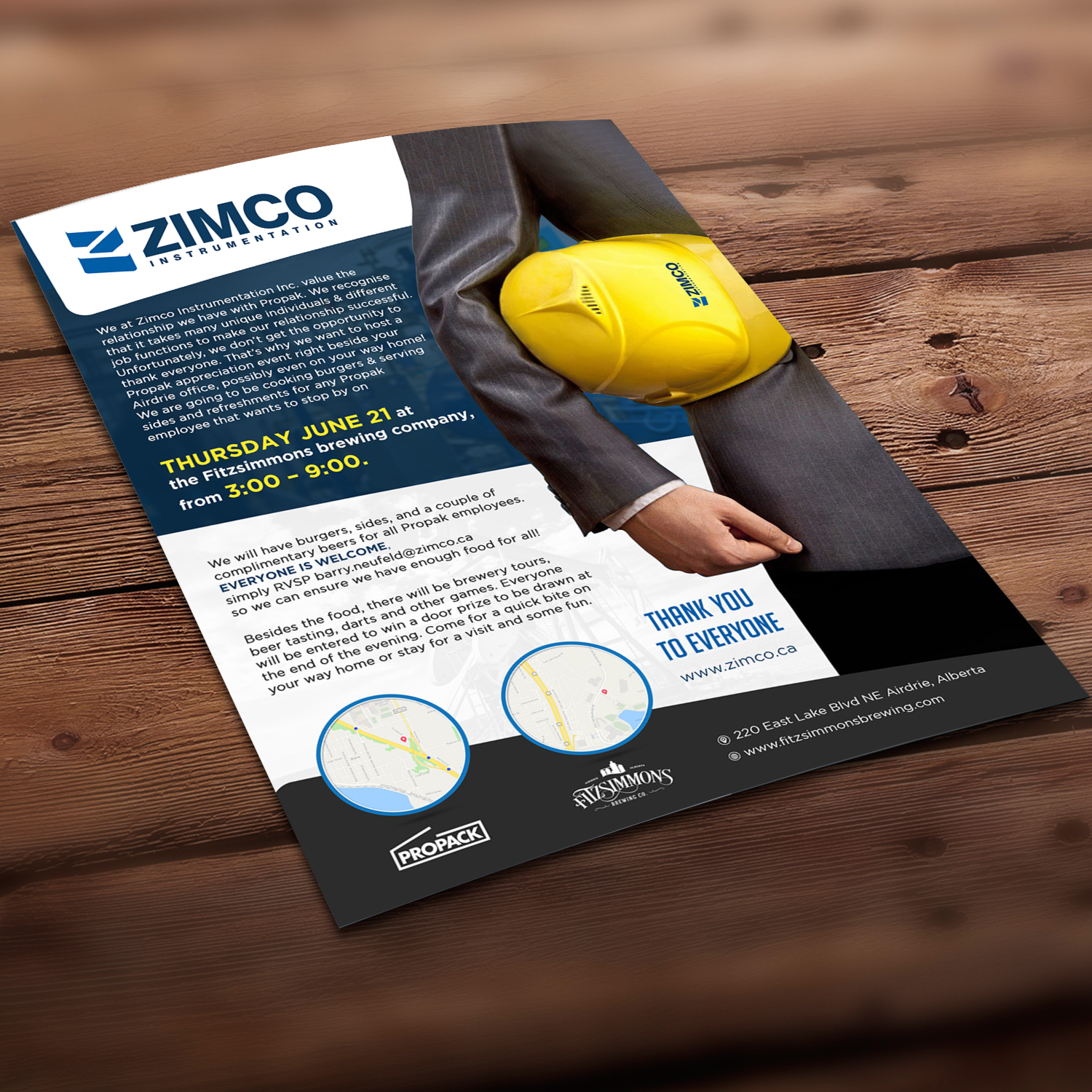Design de Flyer par creative.bugs pour Zimco Instrumentation Inc. | Design #18731915