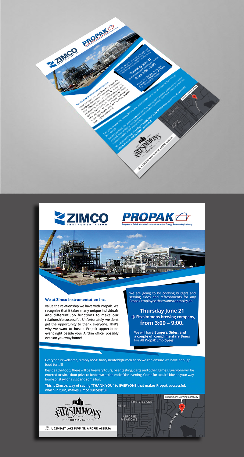 Flyer Design by ecorokerz for Zimco Instrumentation Inc. | Design #18740594