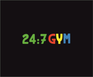 24:7 GYM | Logo Design by Mihaela