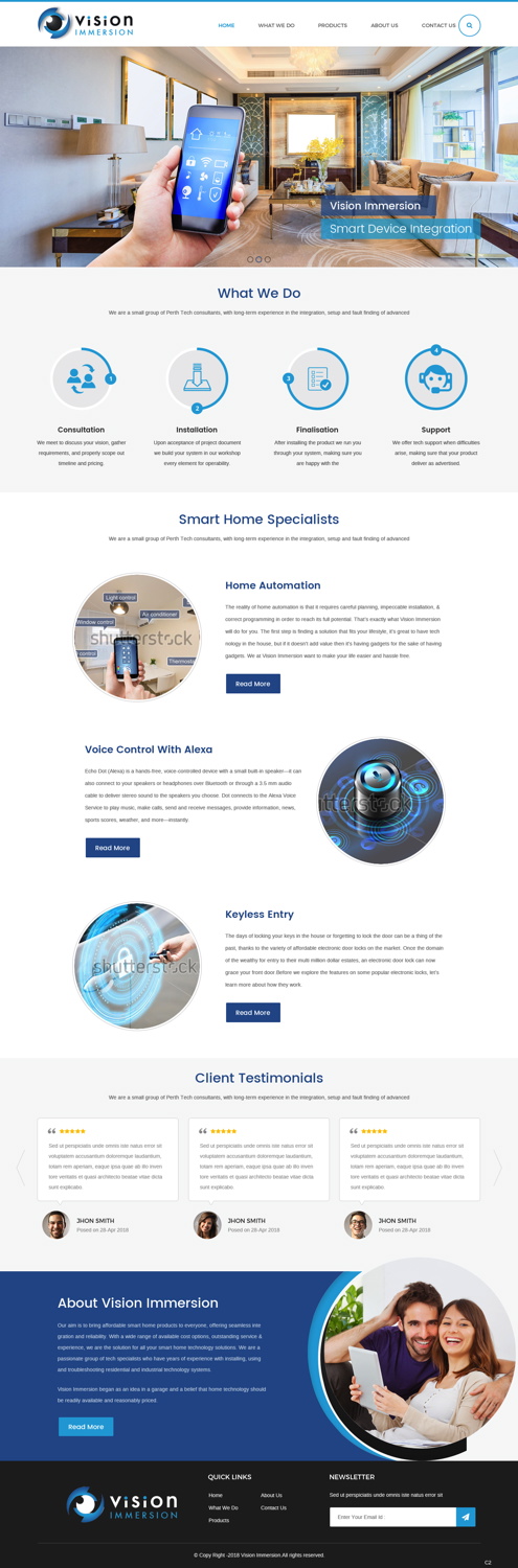 Web Design by pb for this project | Design #18800150