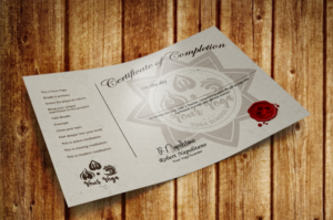 Yoga Training Cerificate | Design Graphique par Kristina Andonoff