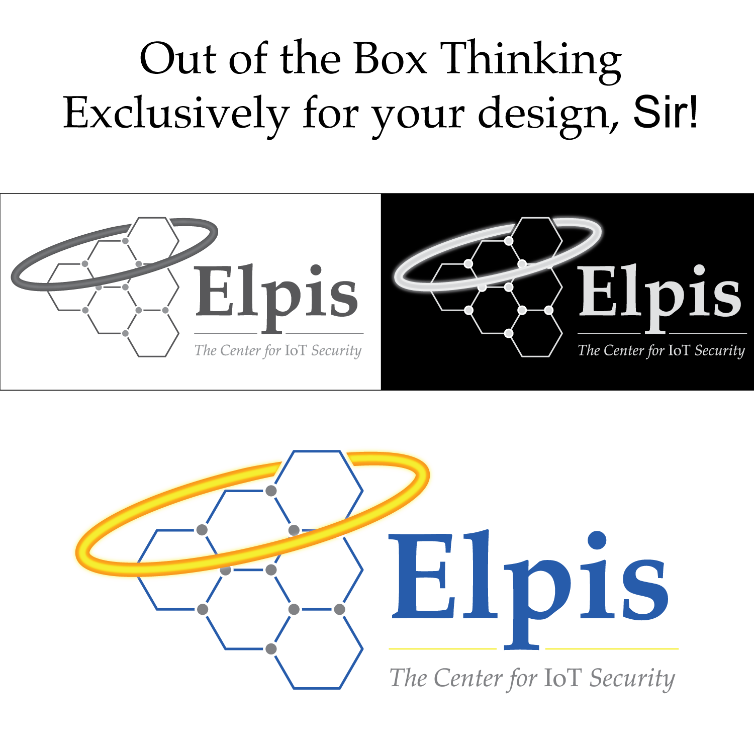 Diseño de Logo por bahadur91 para Elpis, The Center for IoT Security | Diseño #18755637