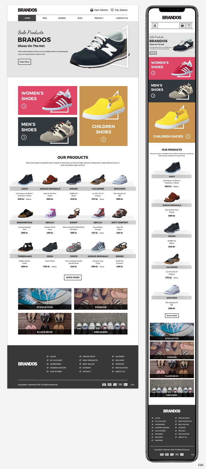 Web Design by pb for Footway | Design #18755486