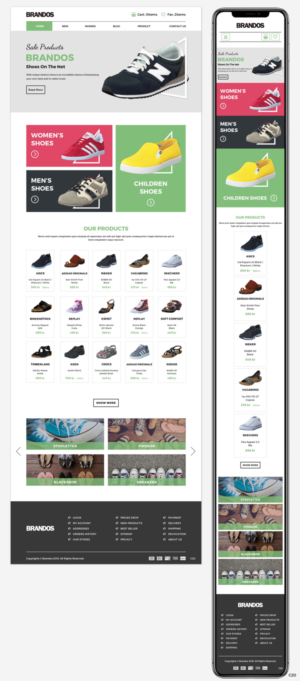 Web Design by pb for Footway | Design: #18780348