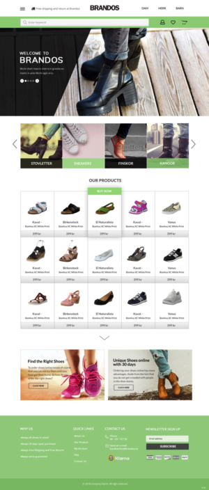 Web Design by pb for Footway | Design: #18782927