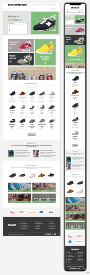 Web Design by pb for Footway | Design: #18806075