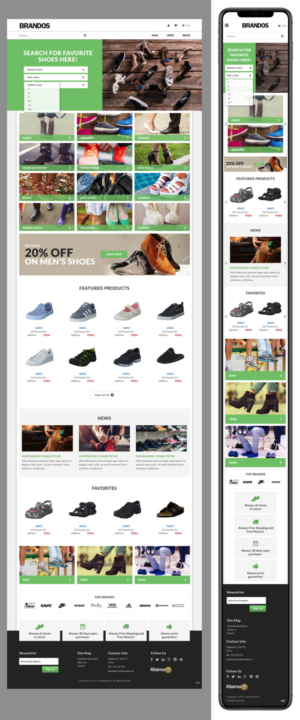 Web Design by pb for Footway | Design: #18810191