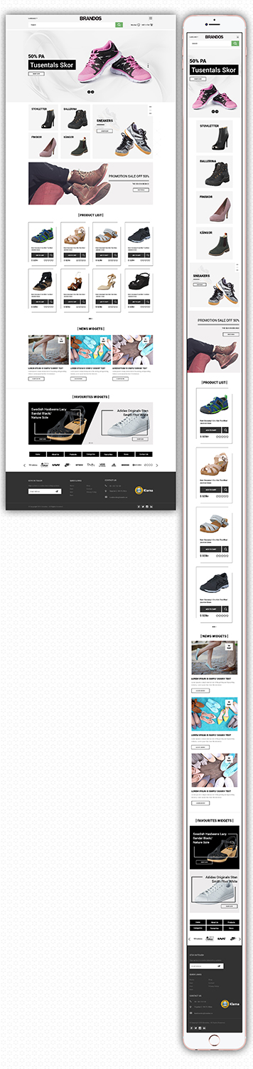 Web Design by PiXthemes for Footway | Design #18800403
