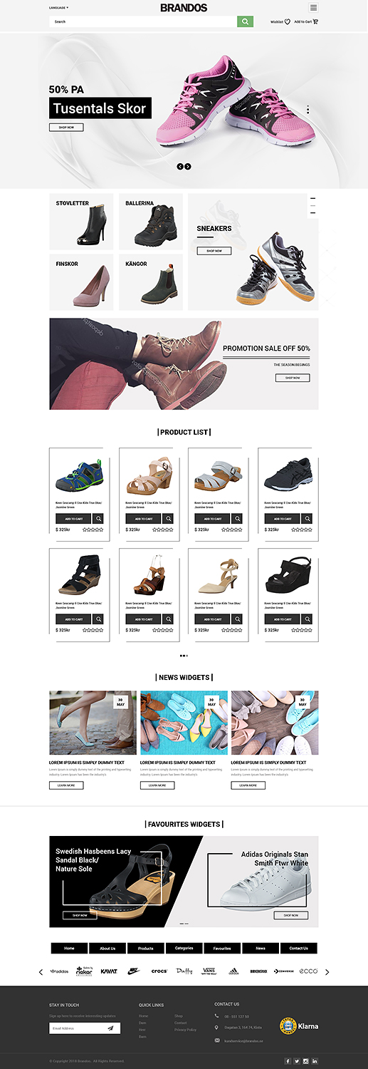 Web Design by PiXthemes for Footway | Design #18800404
