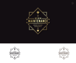 Logo Design by D_Mantra for High Maintance  | Design #18746316