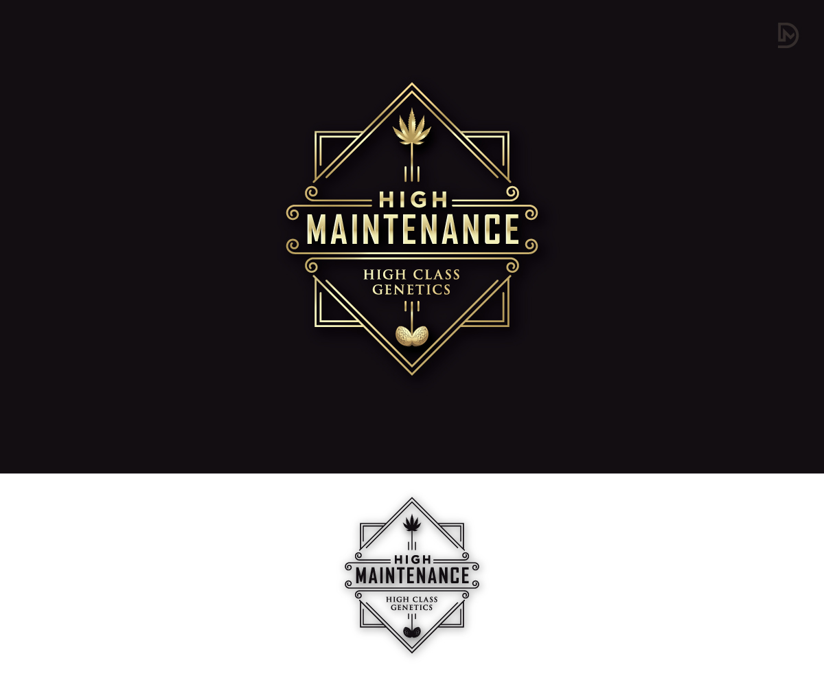 Logo Design by D_Mantra for High Maintance  | Design #18754222