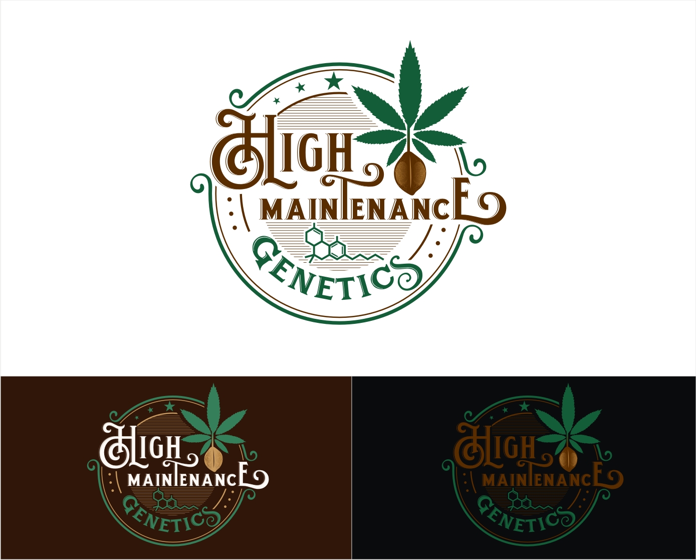 Logo Design by Soul Light for High Maintance  | Design #18768667