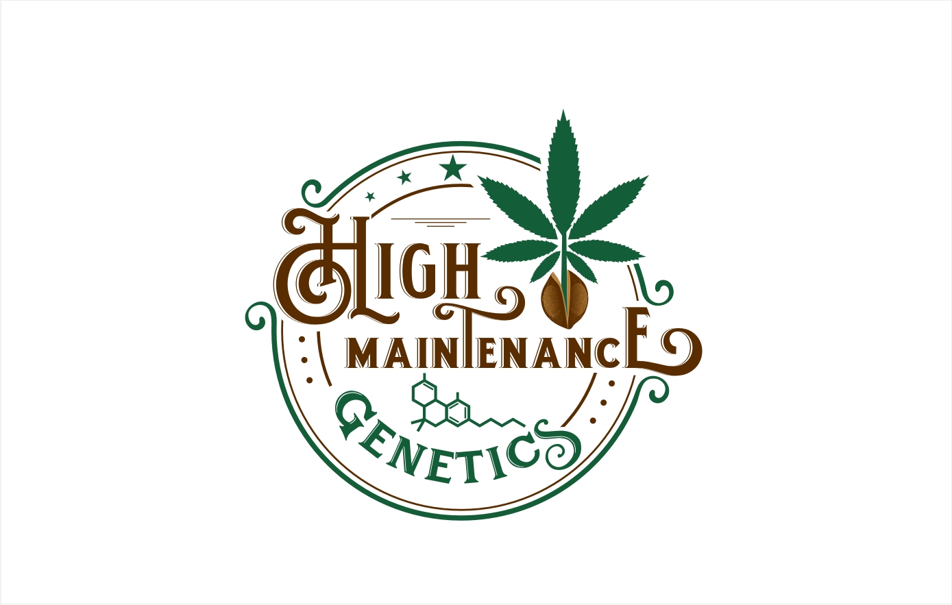 Logo Design by Soul Light for High Maintance  | Design #18776957