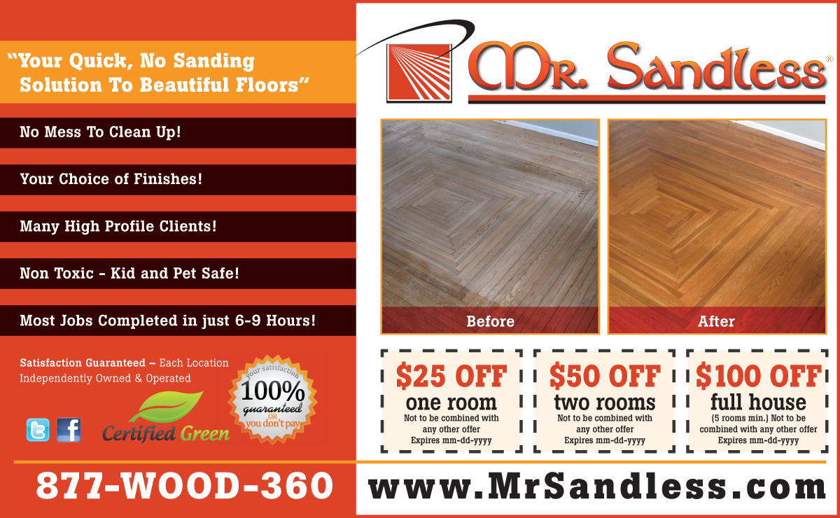 Advertisement Design by Tony Walker Graphics Limited for Mr. Sandless Inc | Design #669752