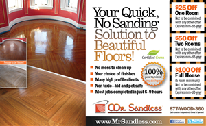 Advertisement Design by Peter Nam for Mr. Sandless Inc | Design: #677490
