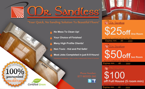 Advertisement Design by ksenia design for Mr. Sandless Inc | Design #673342
