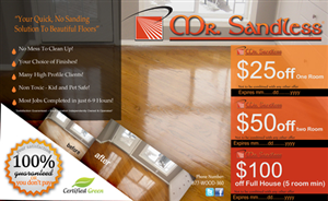 Advertisement Design by ksenia design for Mr. Sandless Inc | Design: #673652