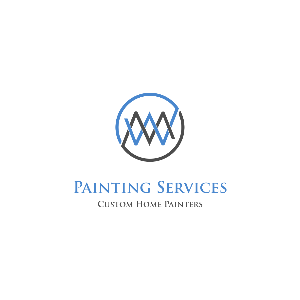 Logo Design by kenthuz for WM Painting Services | Design #18735927
