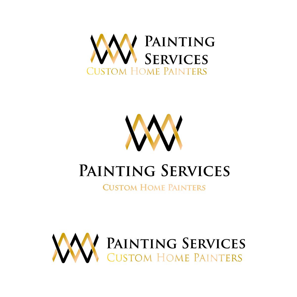 Logo Design by kenthuz for WM Painting Services | Design #18736188