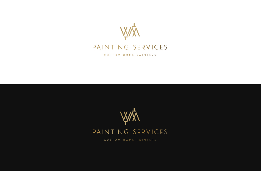 Logo Design by GLDesigns for WM Painting Services | Design #18736571