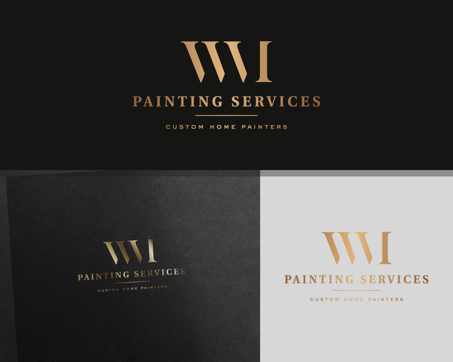 Logo Design by AlexMorisseau for WM Painting Services | Design #18747734