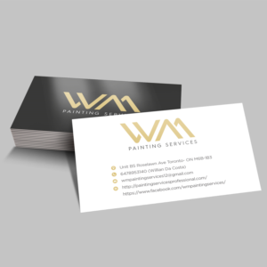 Logo Design by Alxdesigns74 for WM Painting Services | Design #18746598