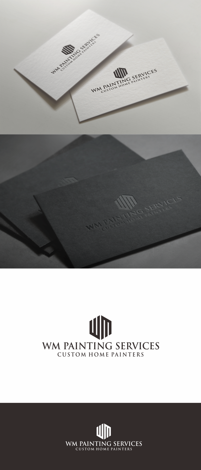 Logo Design by cihuuuuuu 2 for WM Painting Services | Design #18748631