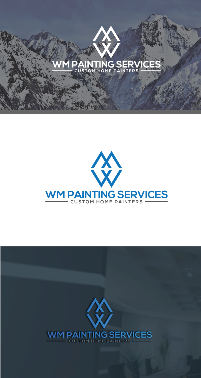Logo Design by @m for WM Painting Services | Design #18739687