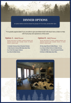Private Dining Restaurant Menu Design | Flyer Design by aniep