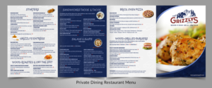 Private Dining Restaurant Menu Design | Flyer Design by SAI DESIGNS