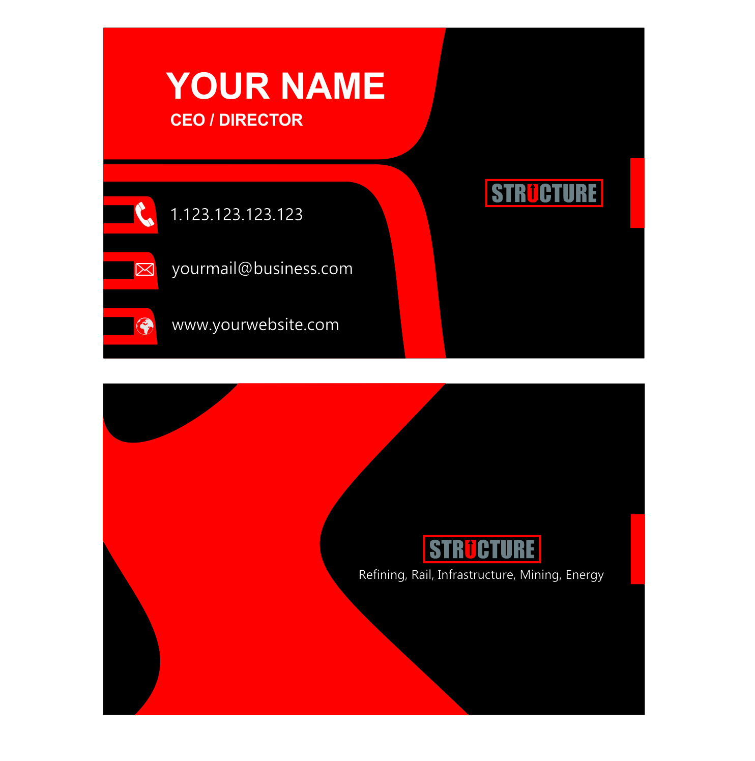 Visitenkarten-Design von Amar Jacob für dieses Projekt | Design #18783406