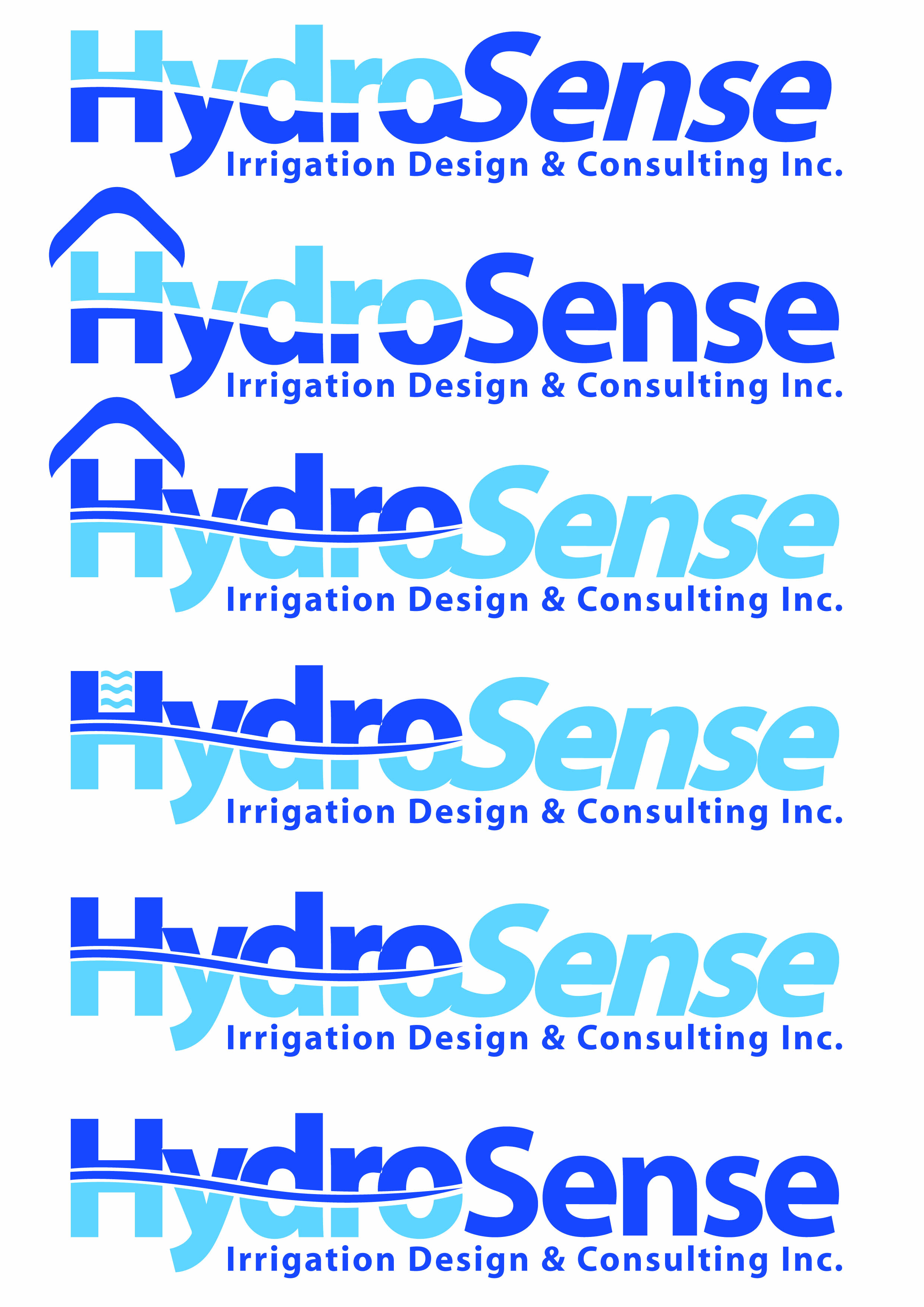 Logo Design by Dale Hutchinson for HydroSense  | Design #51785