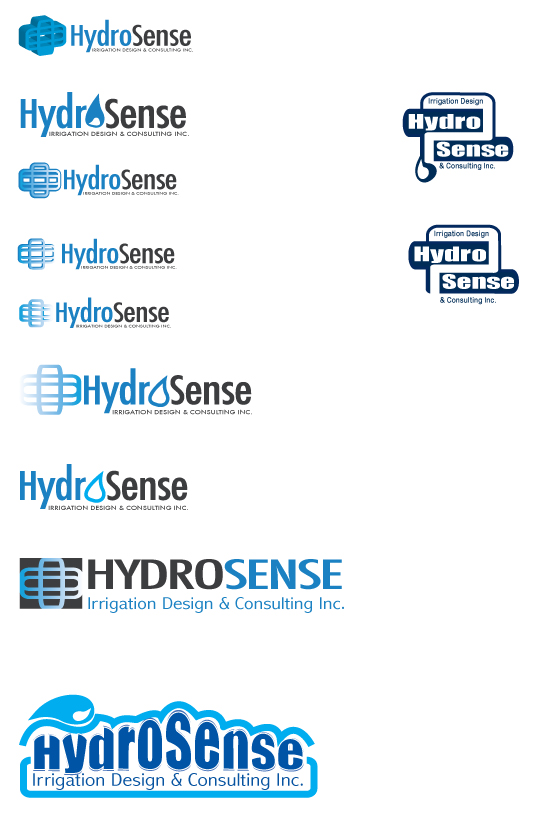 Logo Design by Gawa Design for HydroSense  | Design #51222