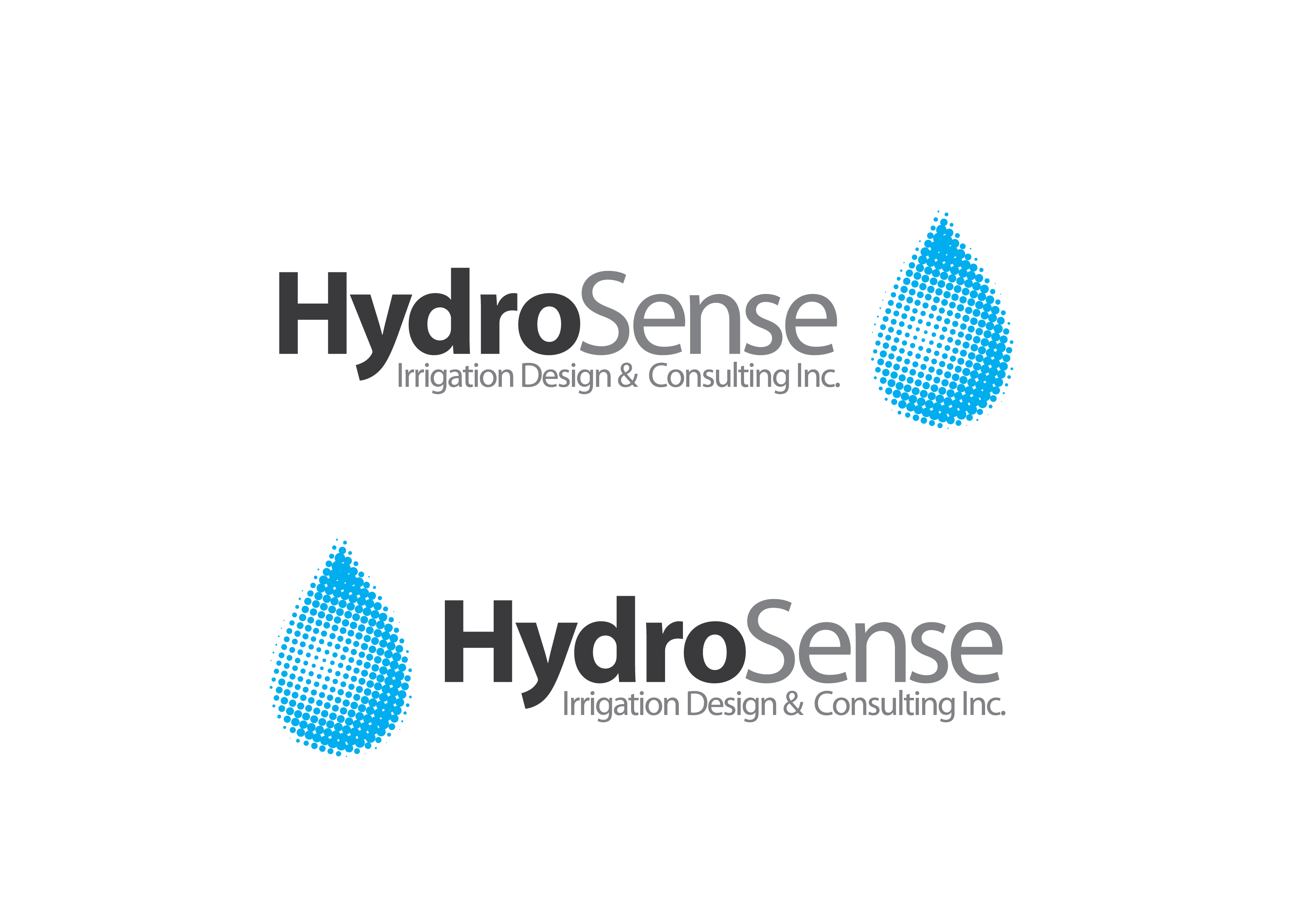 Logo Design by S.R.Graphic Design for HydroSense  | Design #50185