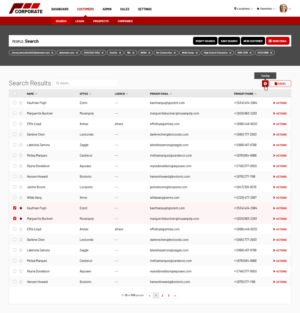 CRM Application Interface Design | Diseño Web por MIND