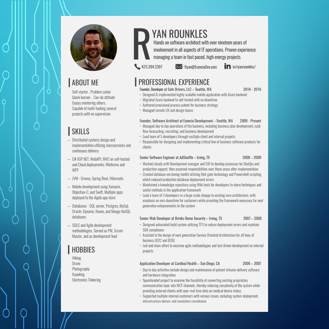 Resume Design by MelHD for this project | Design #18751405