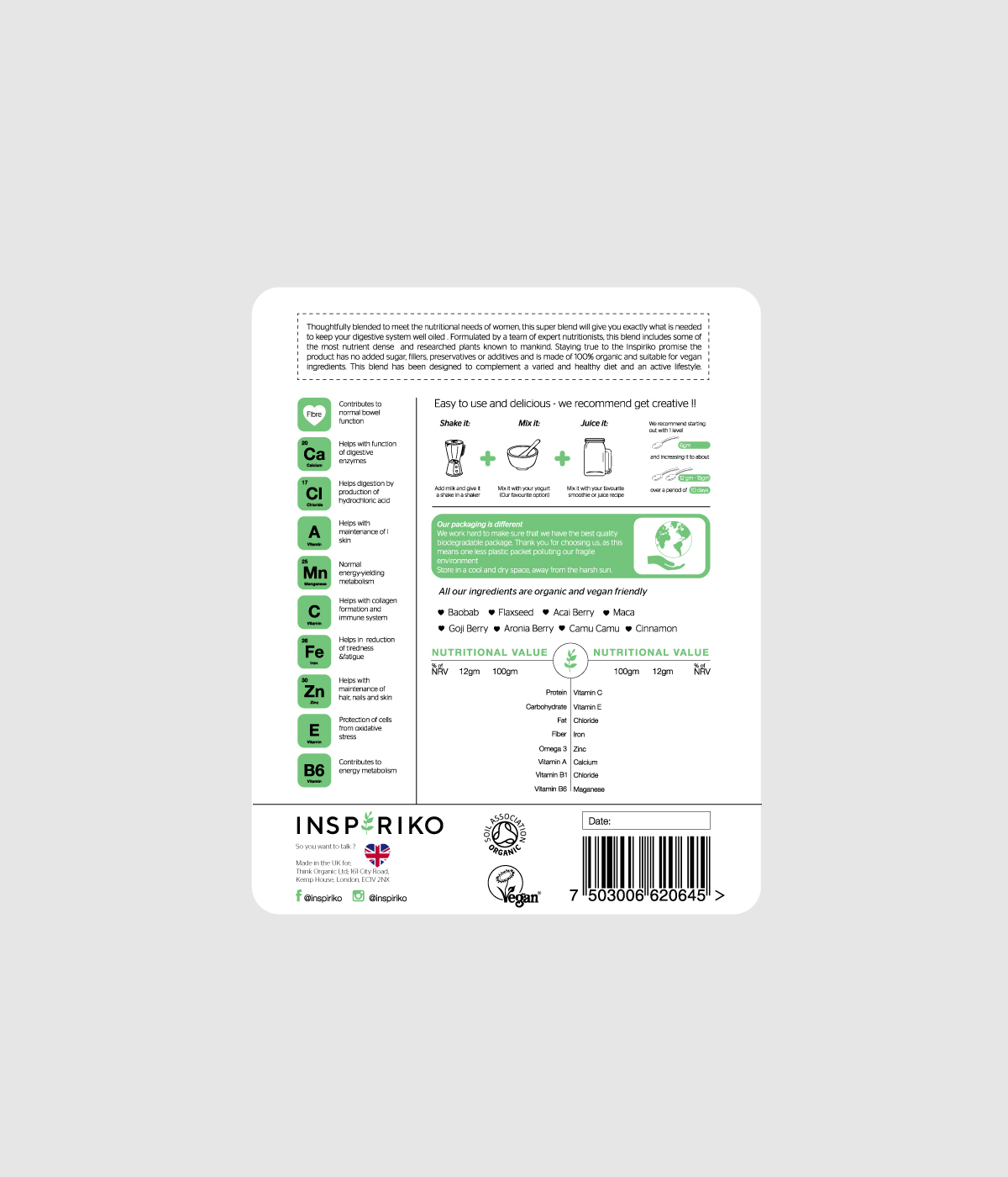 Design Étiquette par Shark1 pour Think Organic | Design #18853750