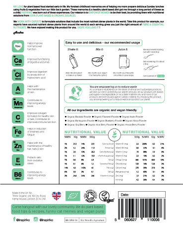 Label Design by Shark1 for Think Organic | Design #19754124