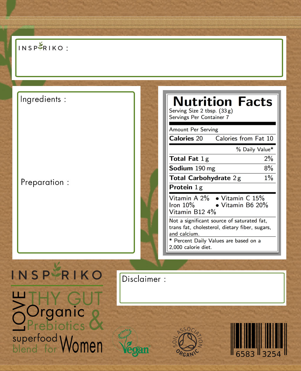 Etikett-Design von edge design für Think Organic | Design #18789426