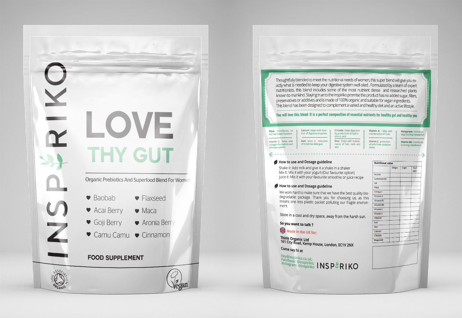 Label Design by SAI DESIGNS for Think Organic | Design #18910153