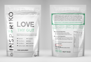 Minimalist label design for back of the package | Diseño de Etiqueta por SAI DESIGNS