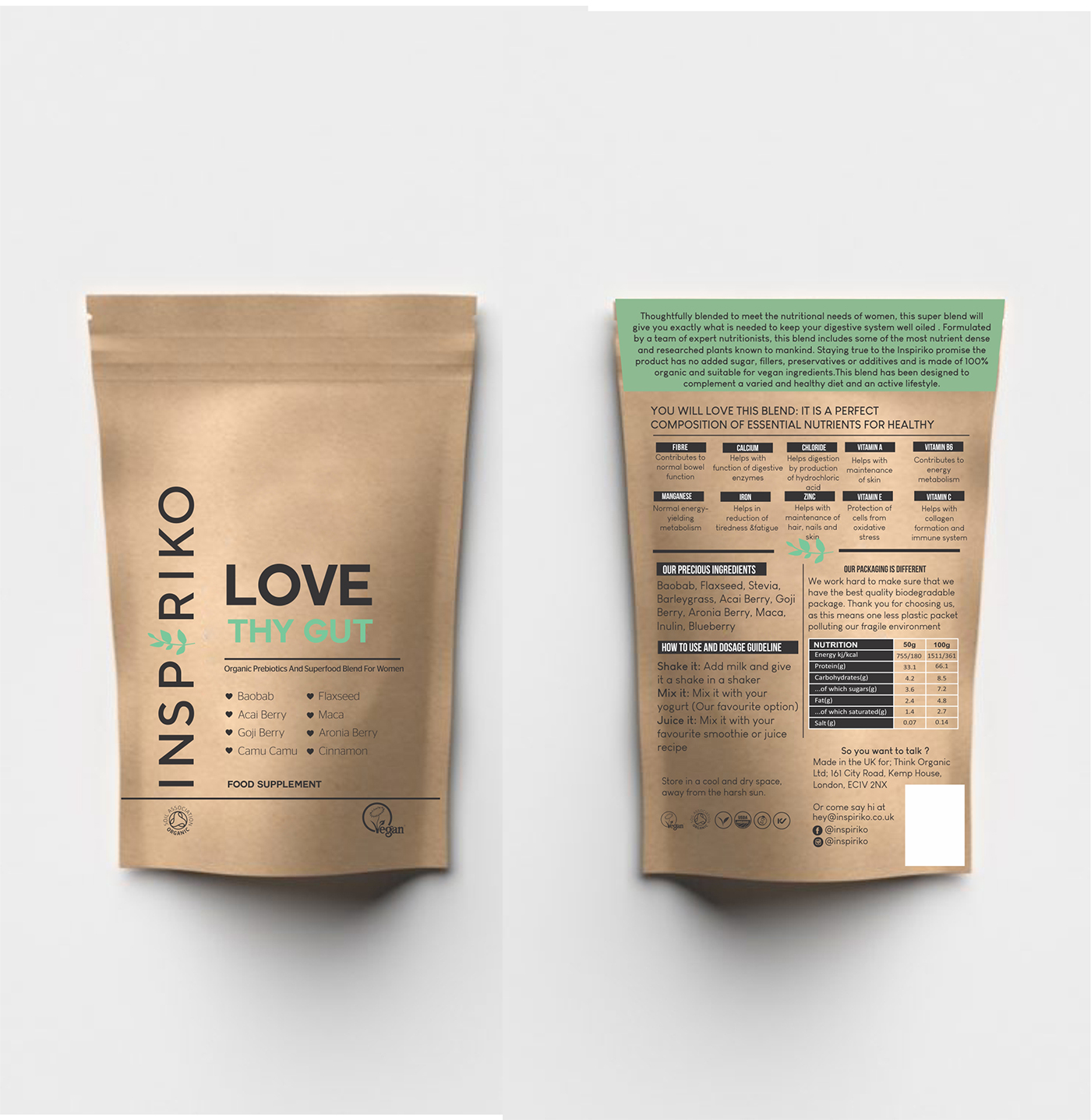 Label Design by fumbh.designs for Think Organic | Design #18813518