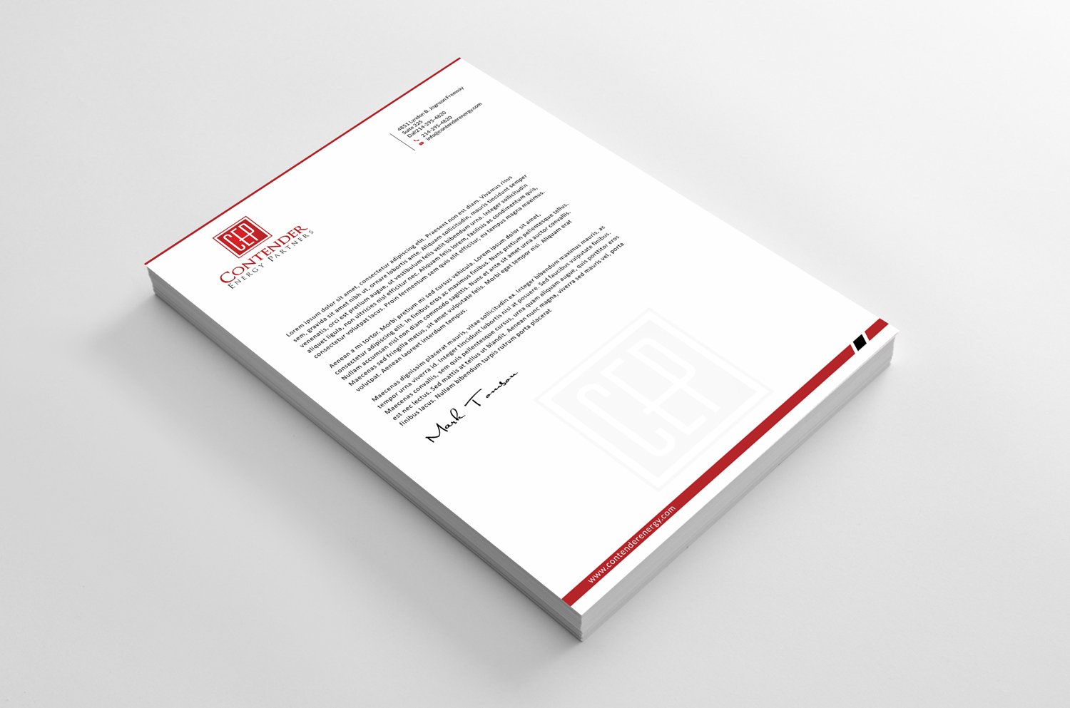 Letterhead Design by SKYdesign for this project | Design #18752426
