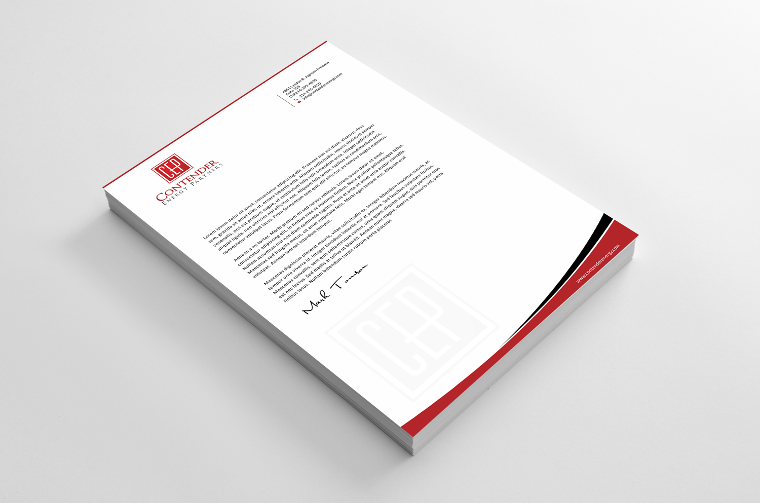 Letterhead Design by SKYdesign for this project | Design #18752428