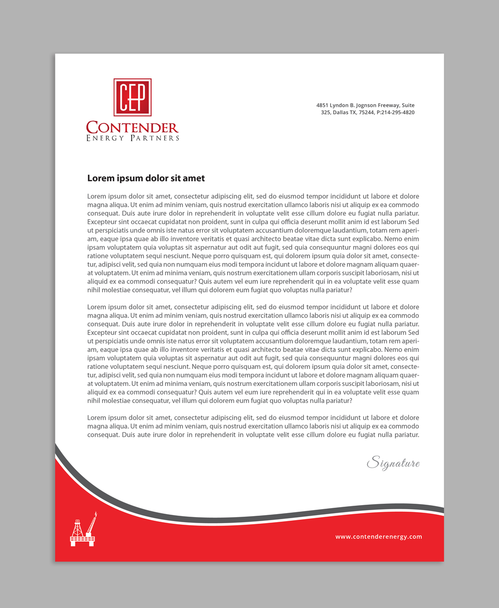 Letterhead Design by AbyJohns for this project | Design #18743915